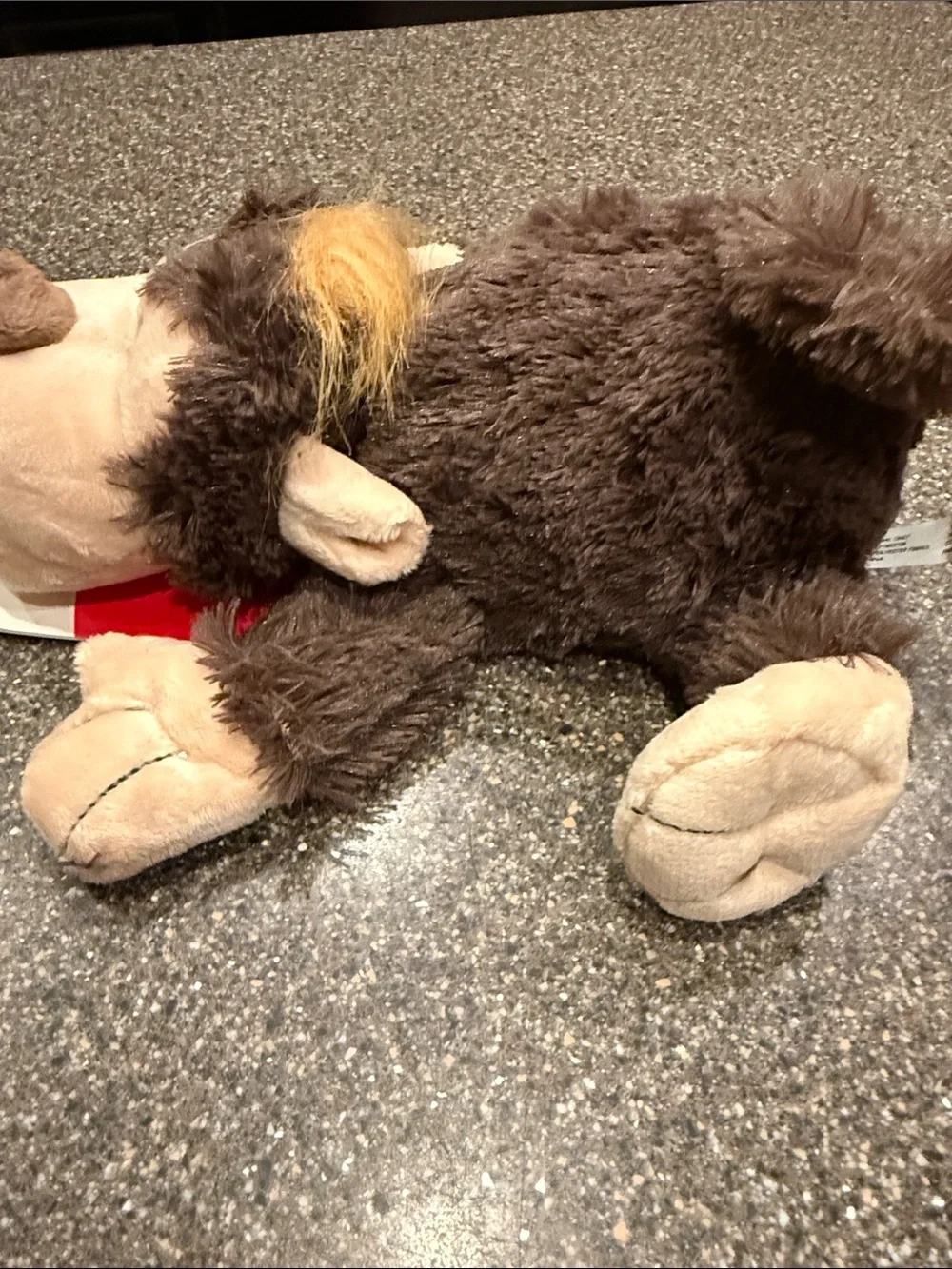 KONG Plush Monkey Dog Toy — Brown/Tan